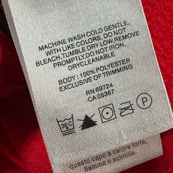 Columbia Fast Trek II Jacket Women's Small Red Full Zip Fleece‎ Classic Fit Logo - Picture 10 of 13